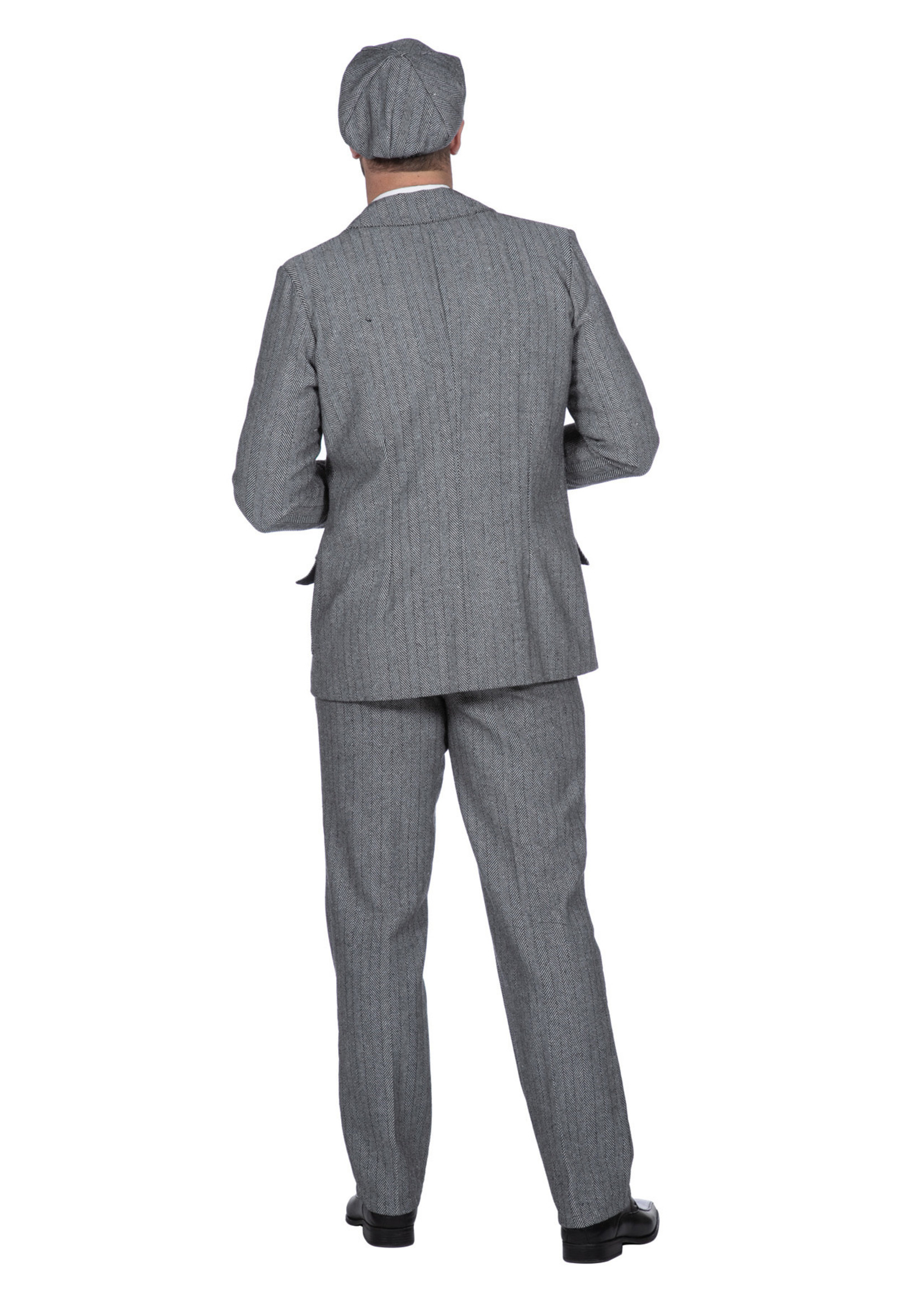 Feestkleding Breda Heren Roaring 20`s colbert grijs