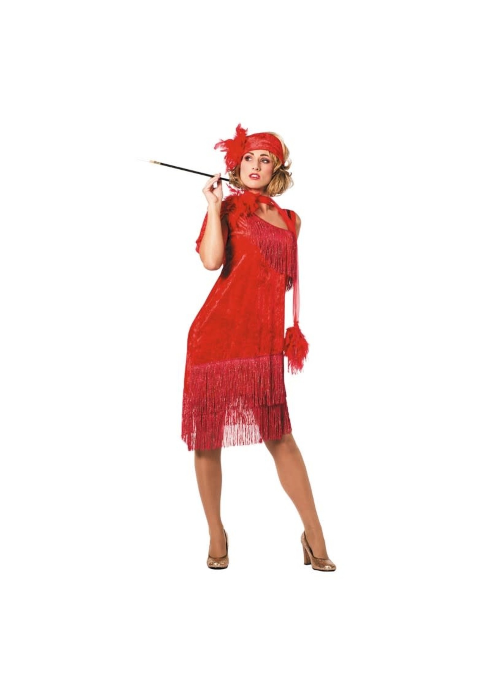 Wilbers & Wilbers Jurk Charleston rood