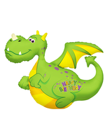 We Fiesta Party Folie ballon Happy Birthday draak 36 inch /91.4 cm