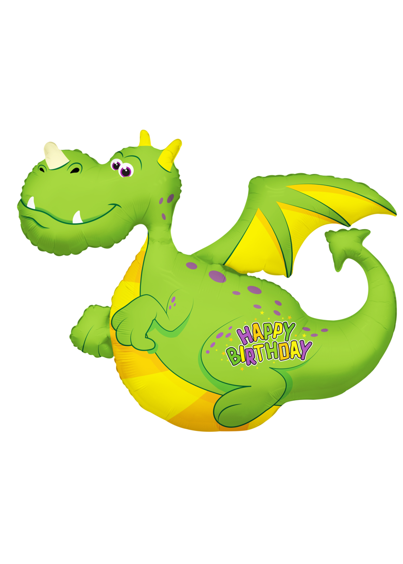 We Fiesta Party Folie ballon Happy Birthday draak 36 inch/91.4 cm