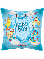 Feestkleding Breda Folie ballon Baby boy