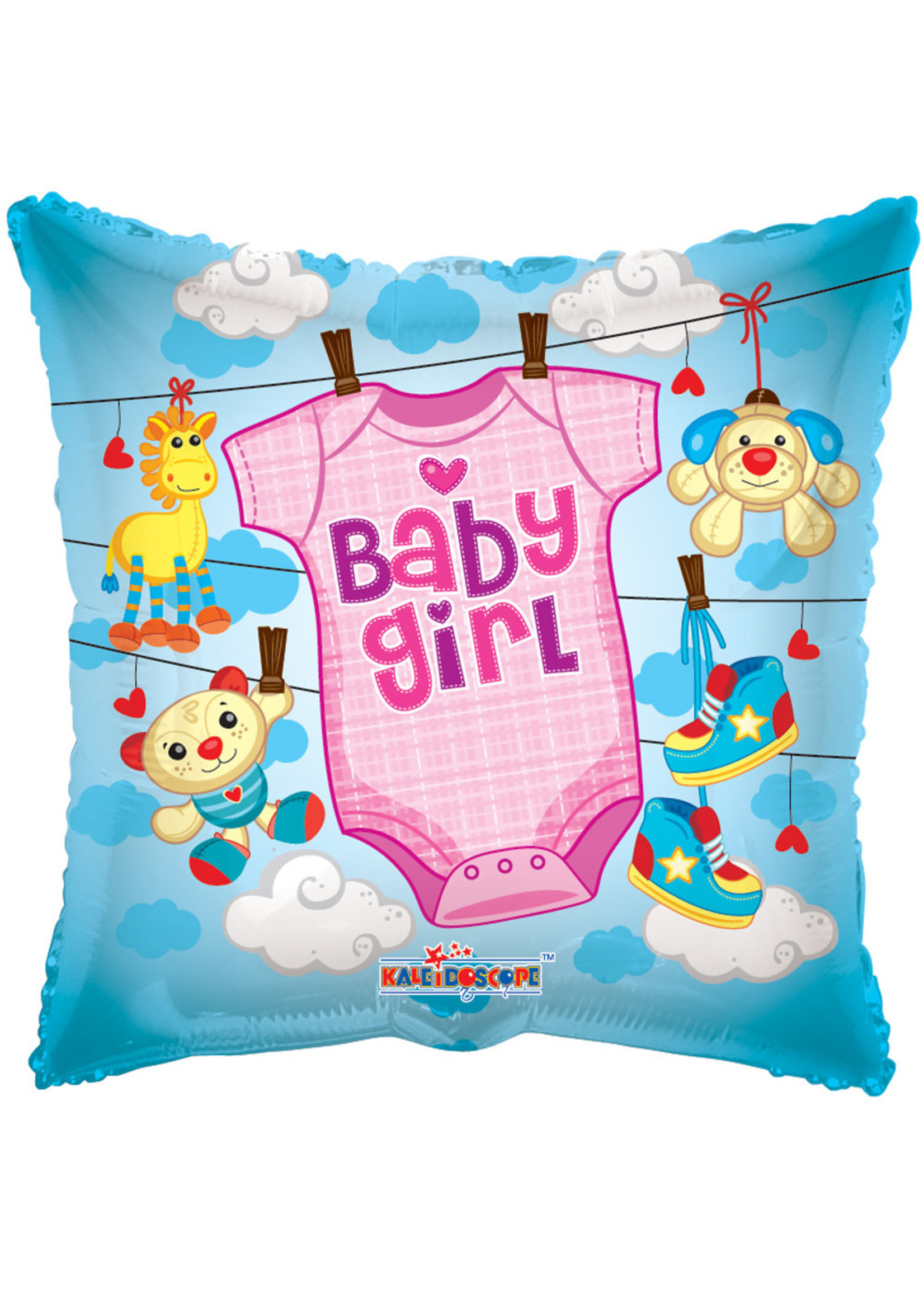 Folieballon Baby girl