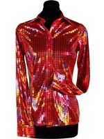 Thetru Blouse disco dames rood
