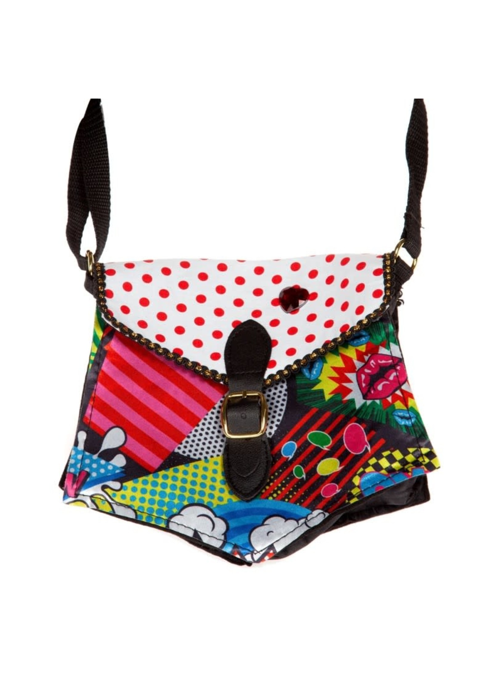 Feestkleding Breda Tas Pop-Art met gesp