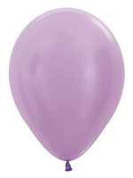 Feestkleding Breda Ballonnen Satin Lilac 450