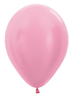 Feestkleding Breda Ballonnen Satin Pearl Pink 409 50 stuks