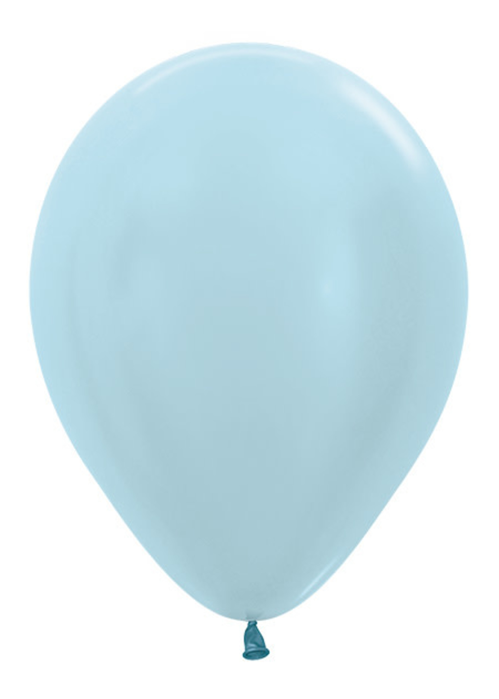 Feestkleding Breda Ballonnen Satin Pearl Blue 440