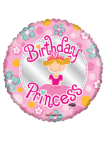 We Fiesta Party Folie ballon Birthday Princess 18 inch / 46 cm