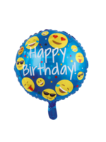 Folie ballon happy Birthday smiley`s