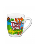 Feestkleding Breda Mok cartoon I love you