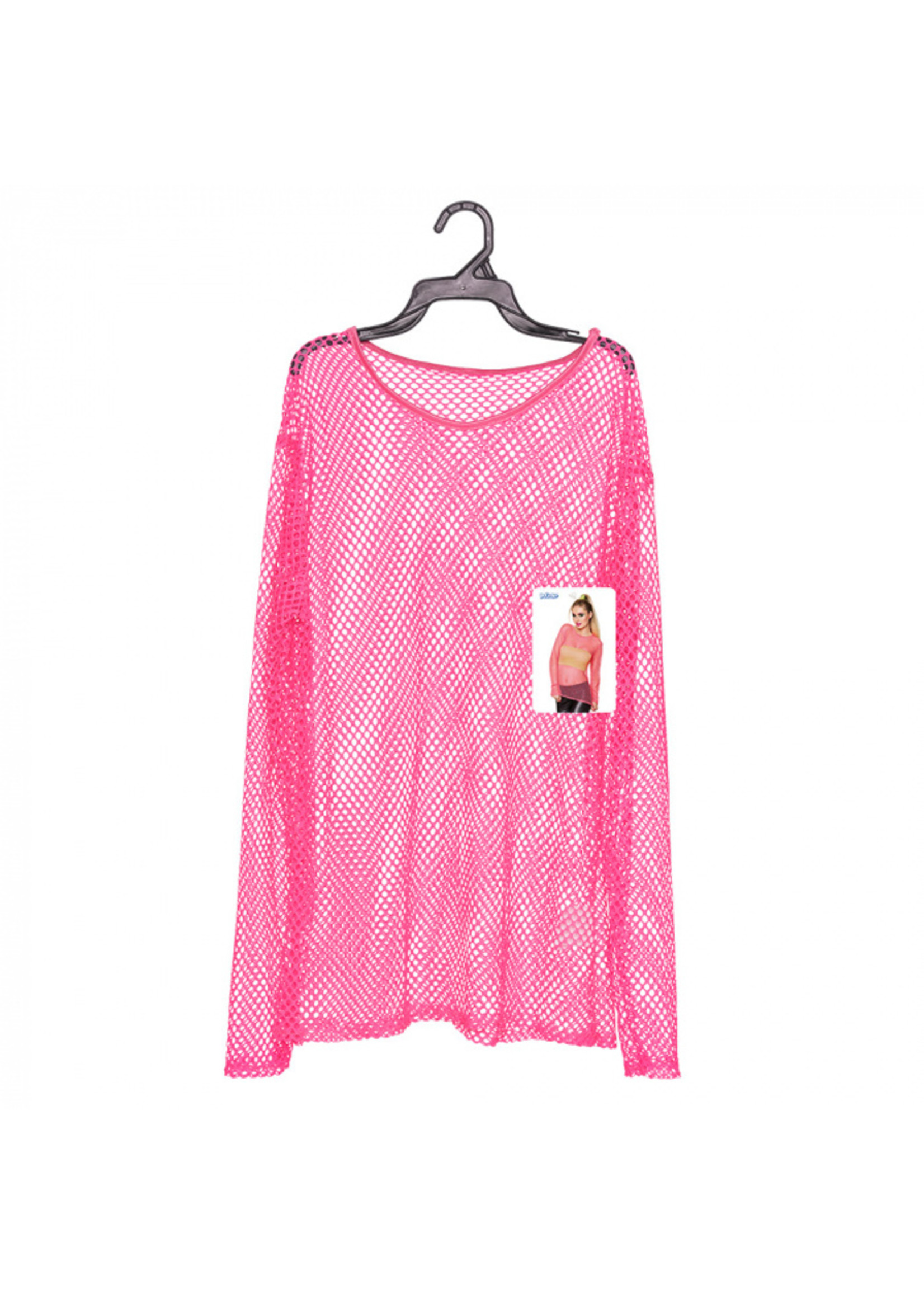 Feestkleding Breda Visnet shirt roze