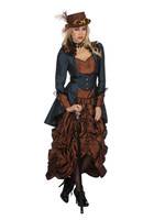 Wilbers & Wilbers Jurk Steampunk Blue
