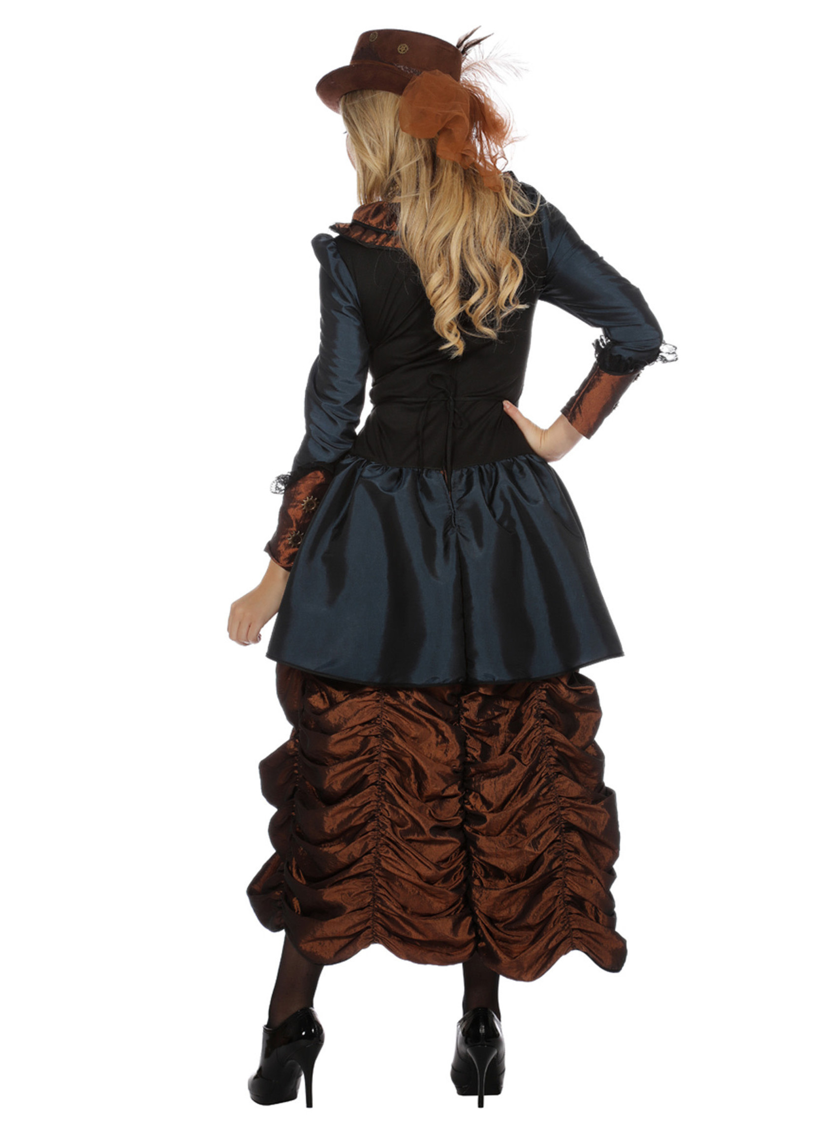 Wilbers & Wilbers Jurk Steampunk Blue