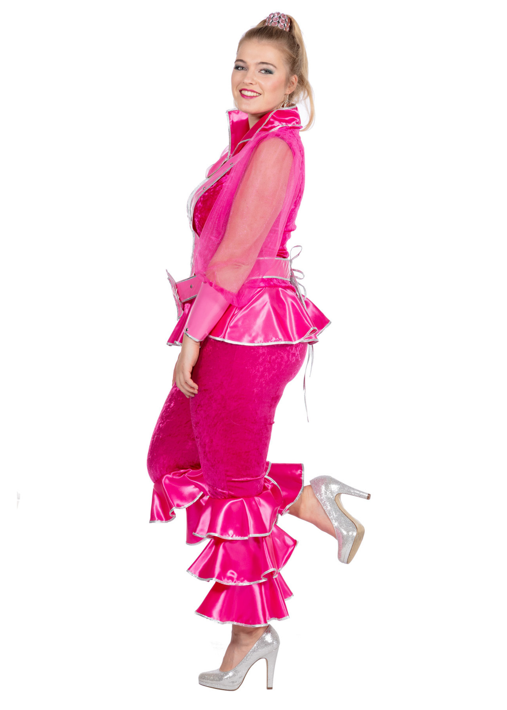 Feestkleding Breda Kostuum Mamma Mia luxe roze