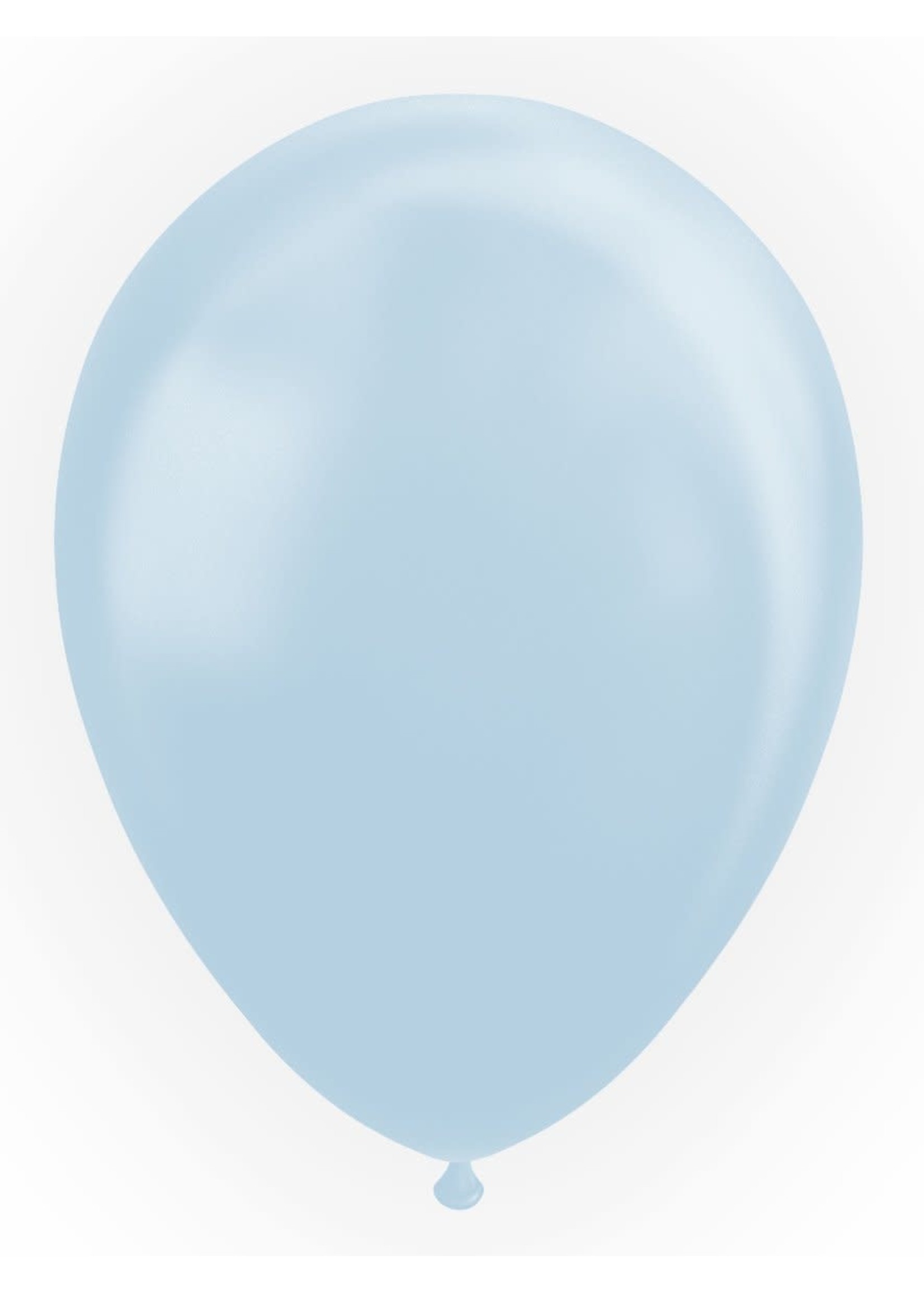 Ballonnen Pearl licht blauw 10 stuks