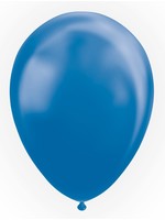 Ballonnen Metallic blauw 100 stuks