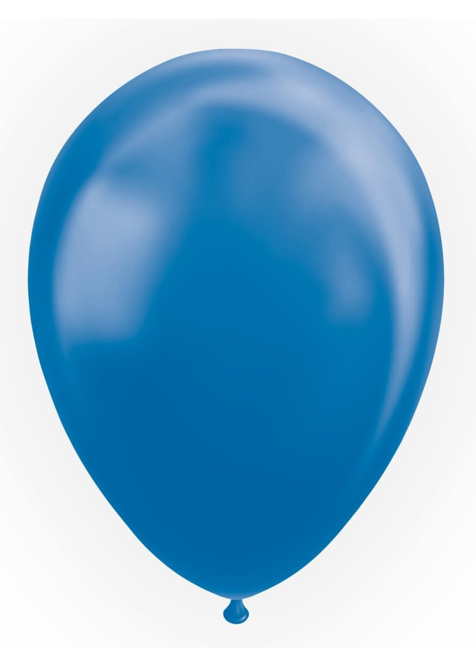Ballonnen Metallic blauw 25 stuks