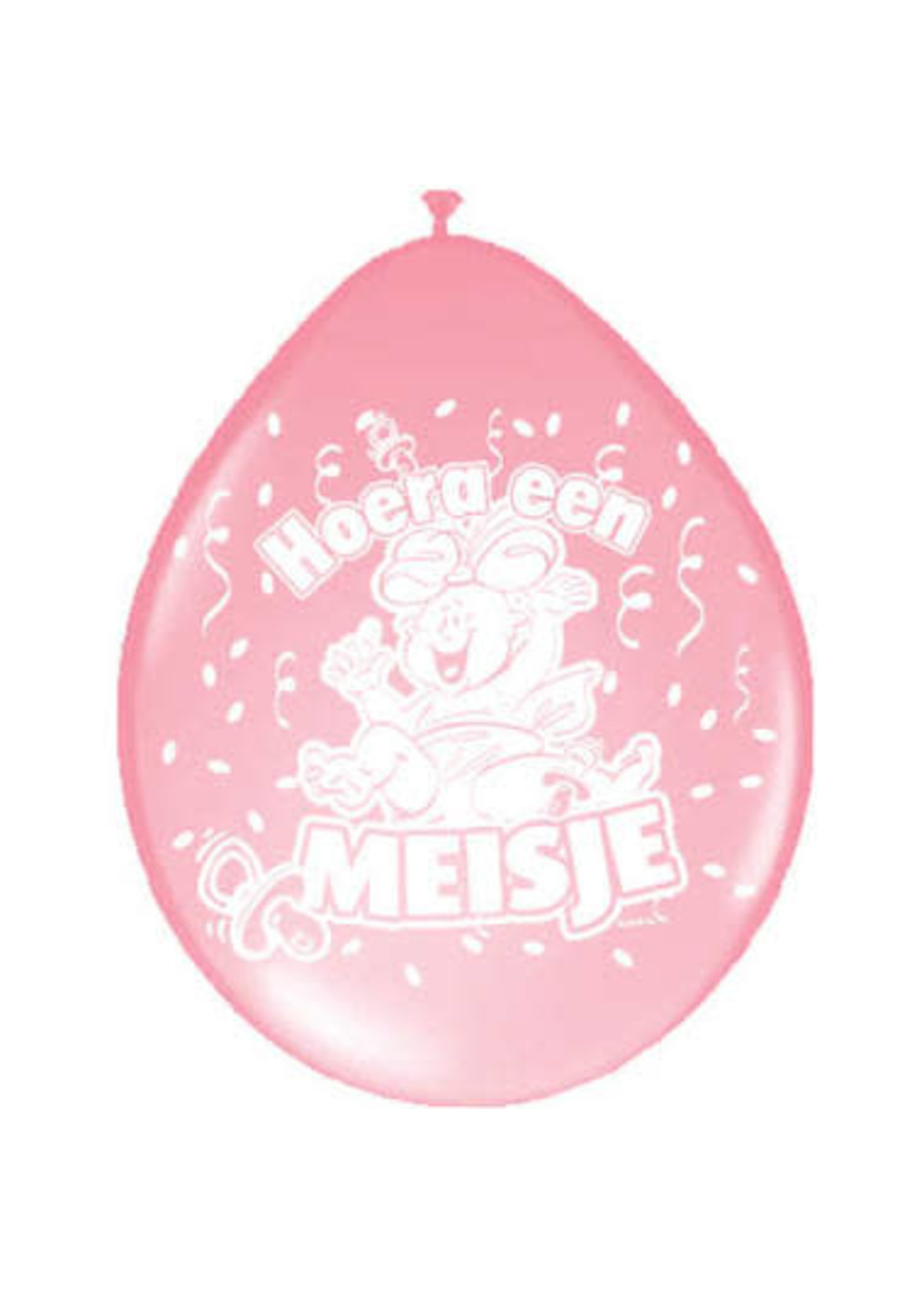 Ballon Hoera een meisje