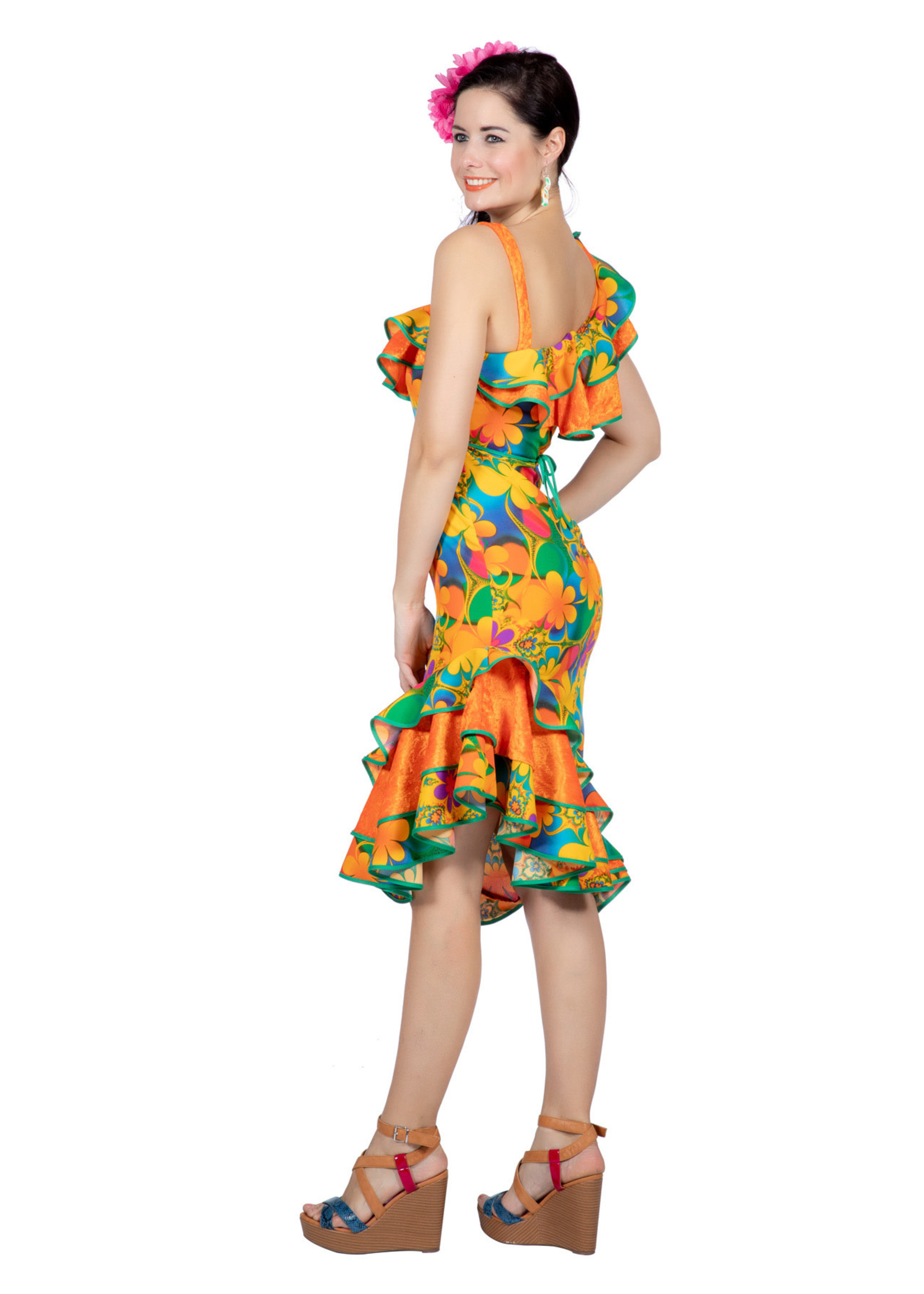 Feestkleding Breda Jurk Hawaii Bloemen