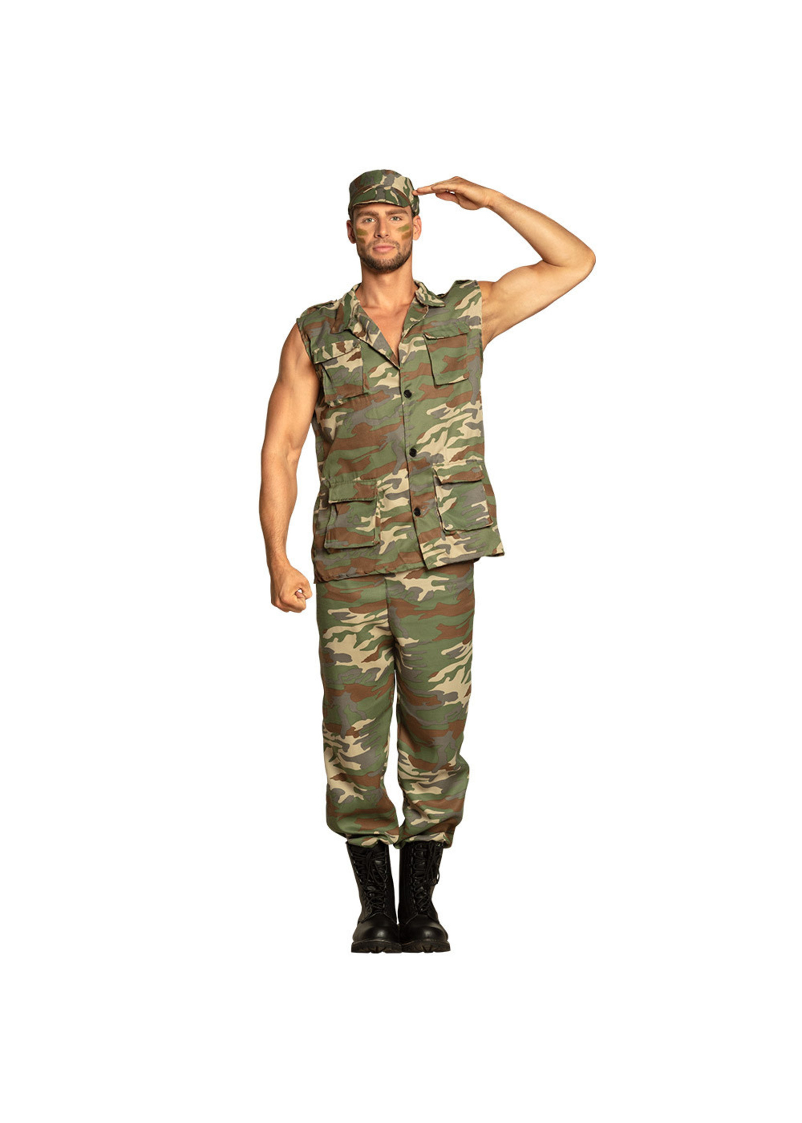 Boland Kostuum Army officer volwassenen
