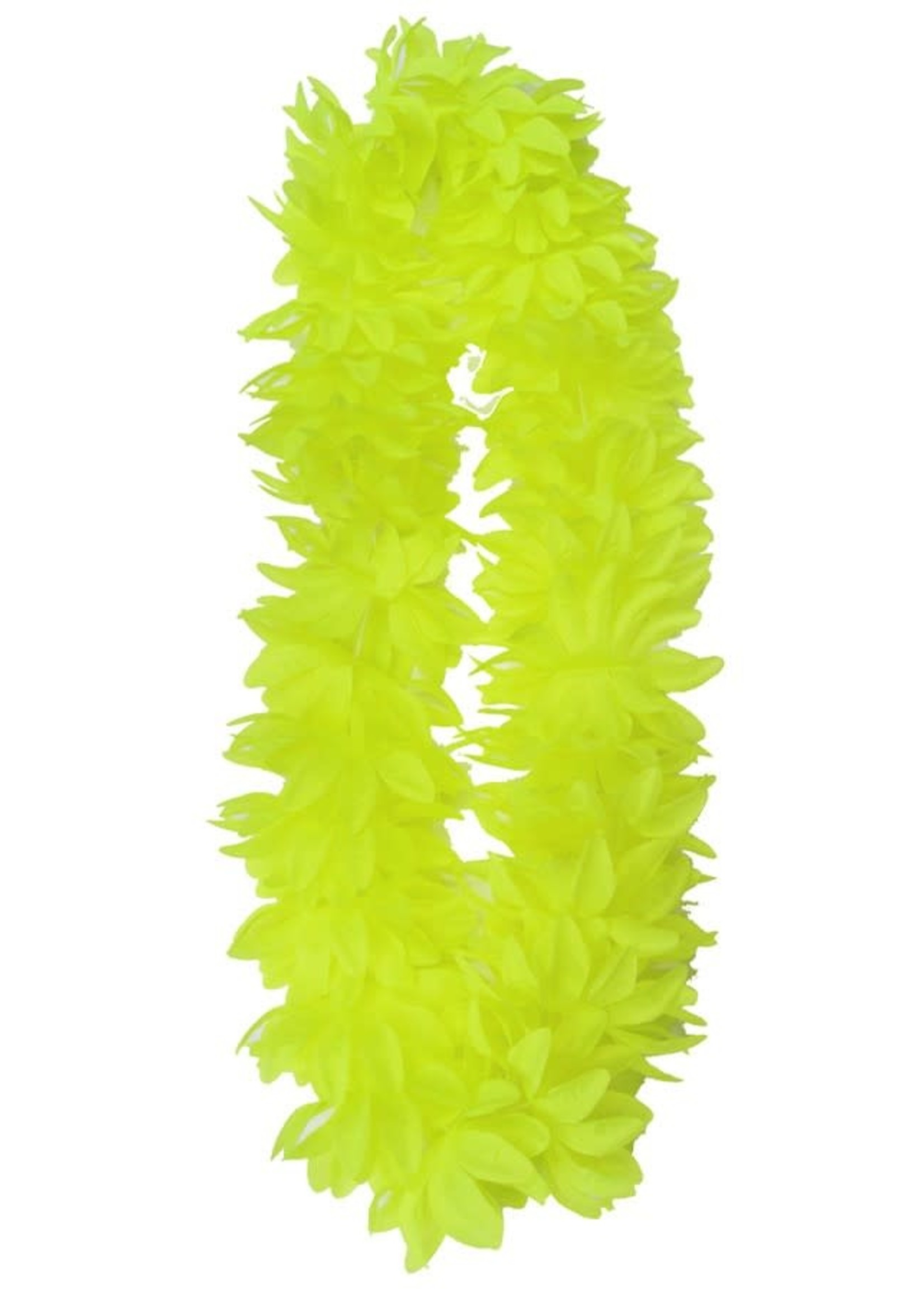 Feestkleding Breda Hawaii slinger fluor geel