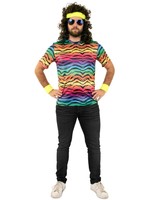 PartyXplosion T-shirt neon tijger unisex