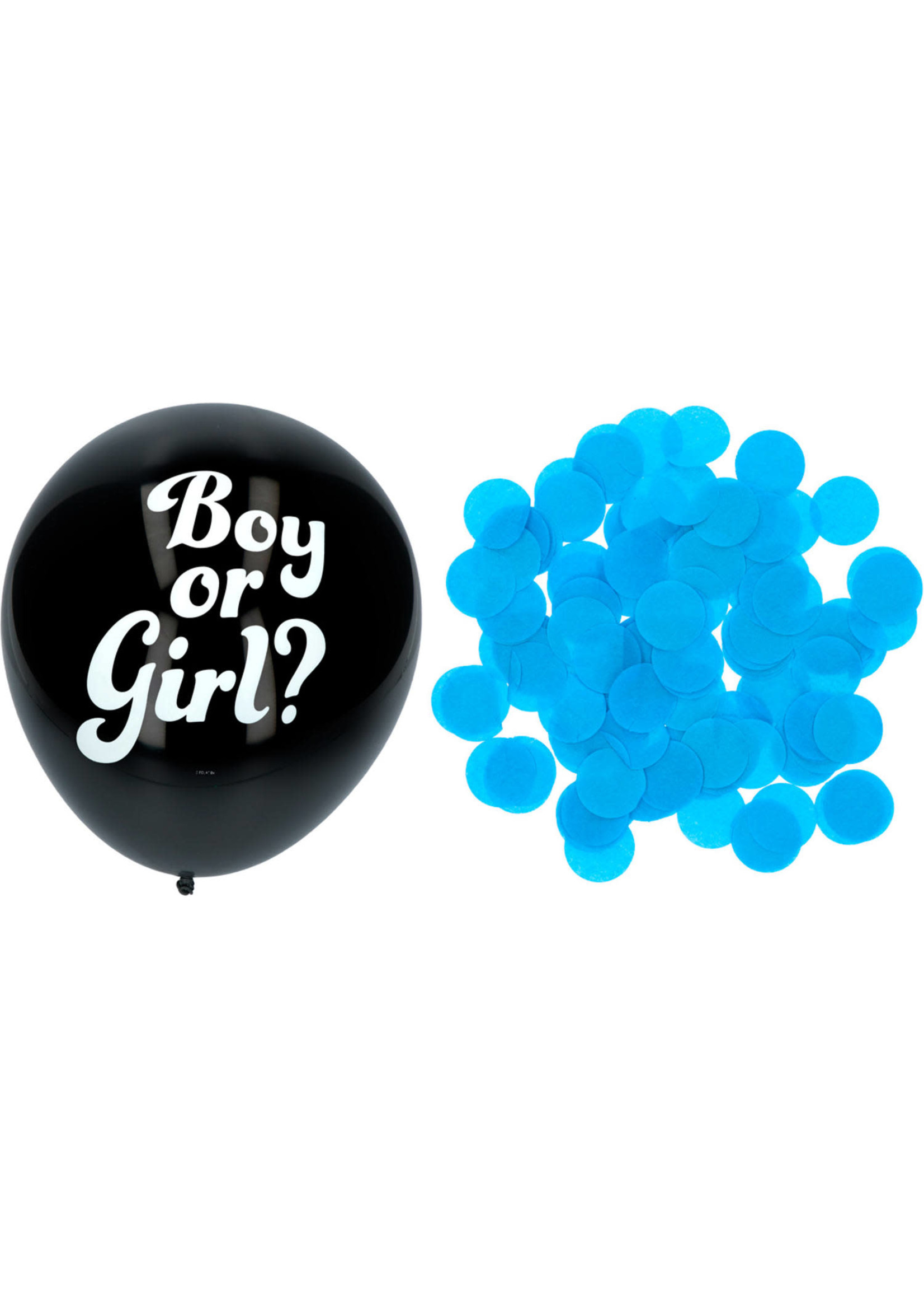 Feestkleding Breda Gender Reveal confetti ballon jongen