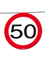 Folat Vlaggenlijn verkeersbord 50