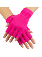 Handschoen  Vingerloze Neon roze