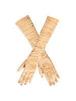 Feestkleding Breda Handschoenen elleboog lang goud