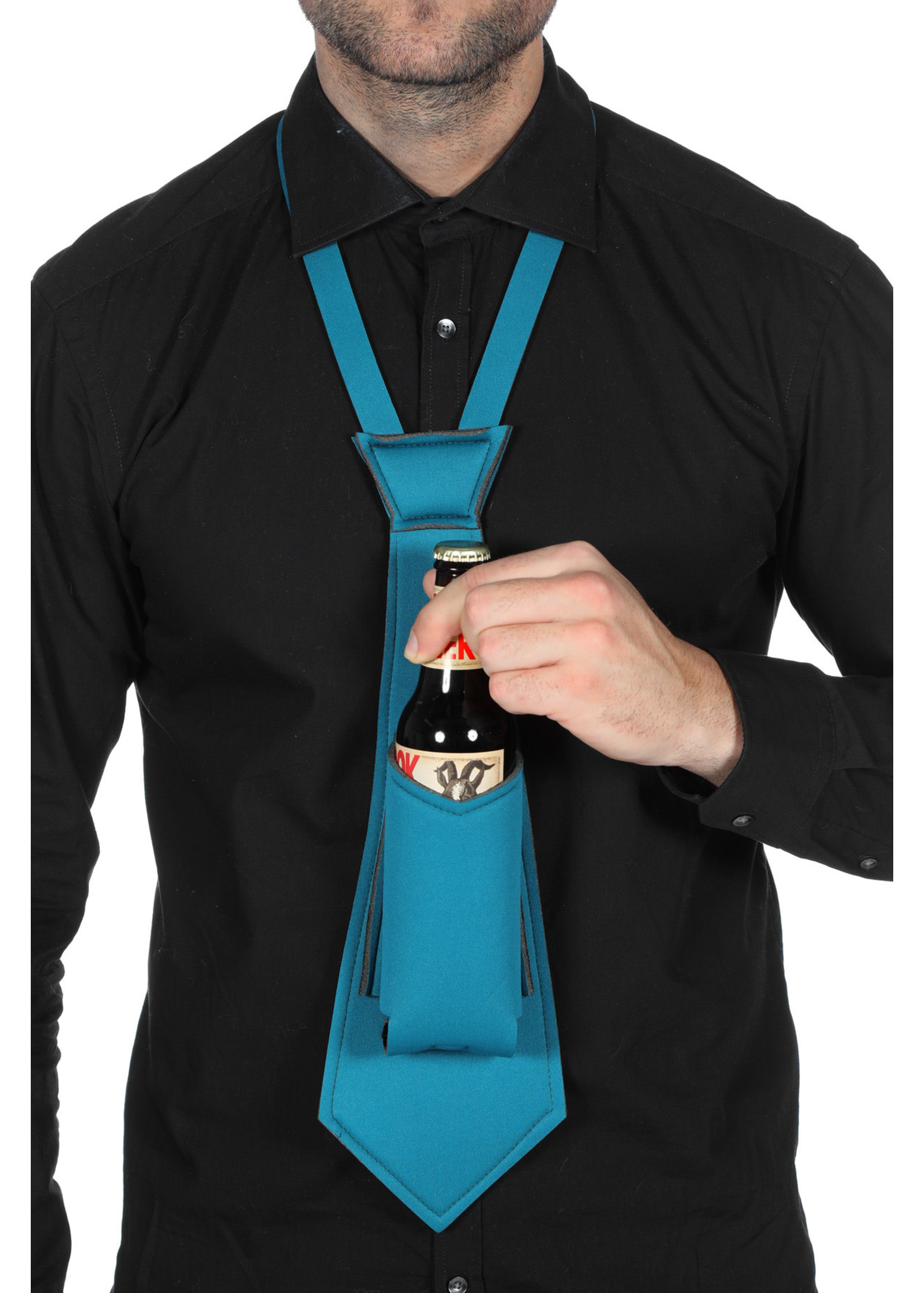 Wilbers & Wilbers Stropdas met bierfles houder