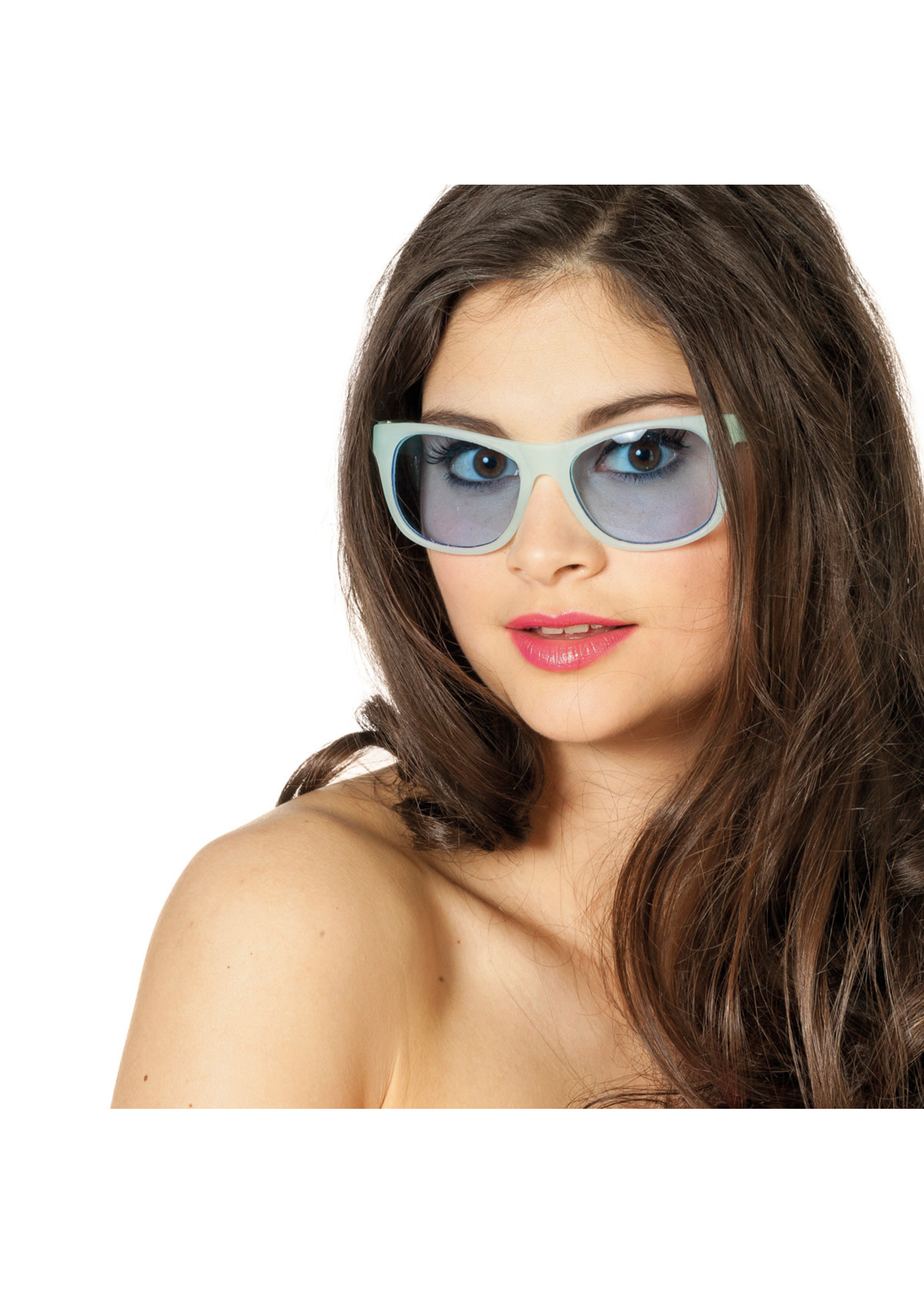 Wilbers & Wilbers Bril Glow in the Dark blauw