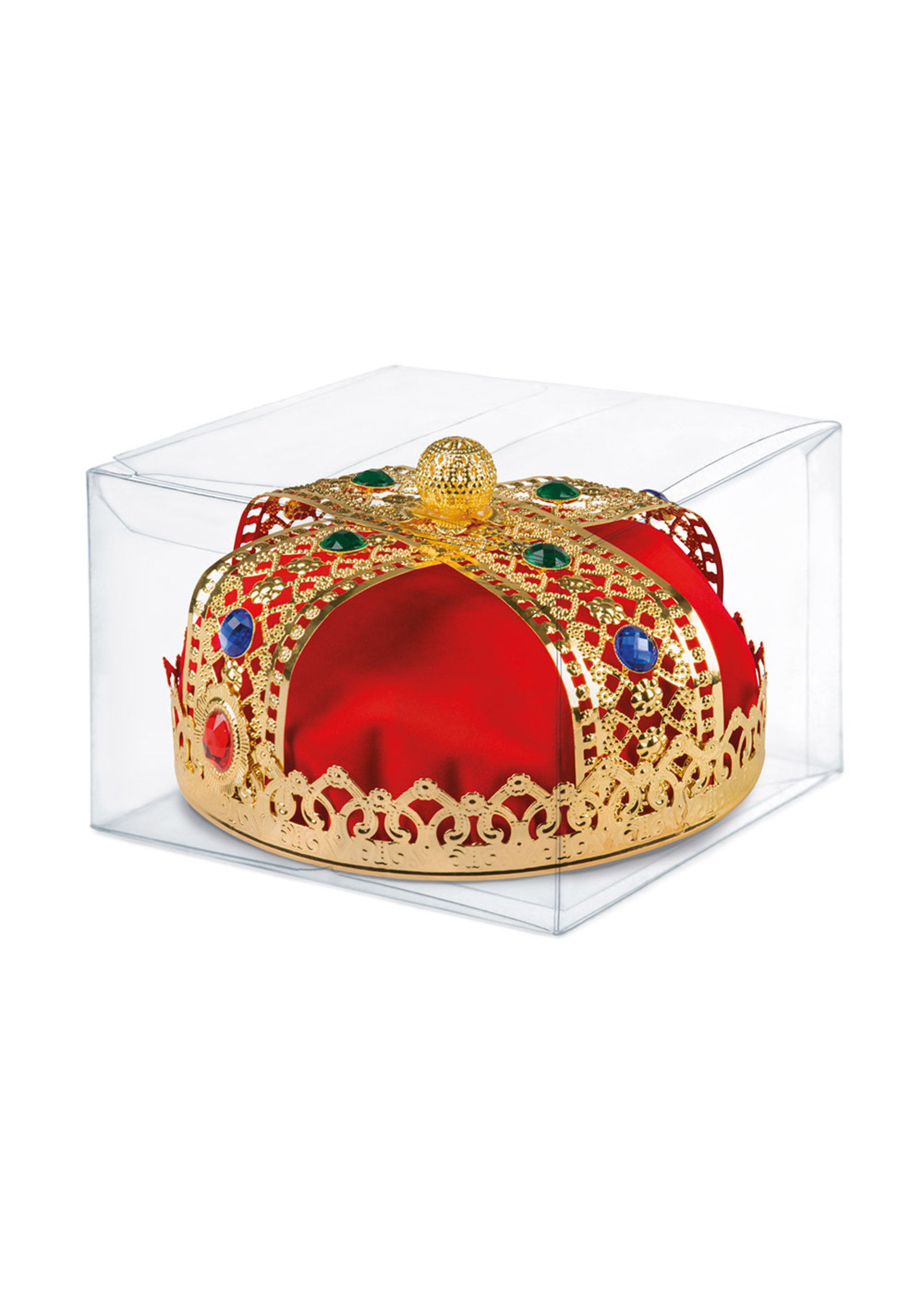 Feestkleding Breda Metalen kroon Royal king de luxe