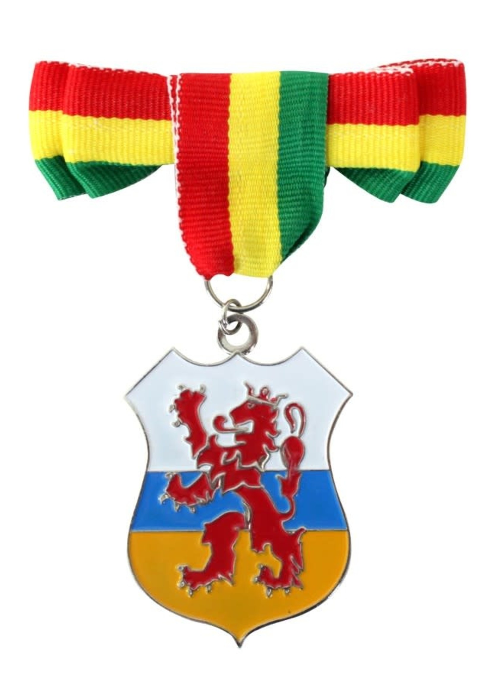 Feestkleding Breda Broche met strikje en Limburgs wapen