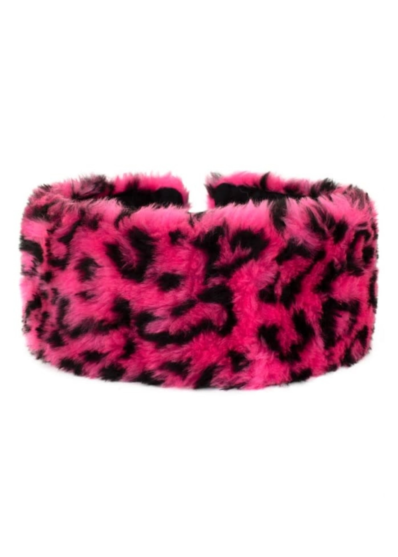 een andere Perth Luchten Hoofdband pluche panter roze | Feestkleding Breda - FeestkledingBreda.nl