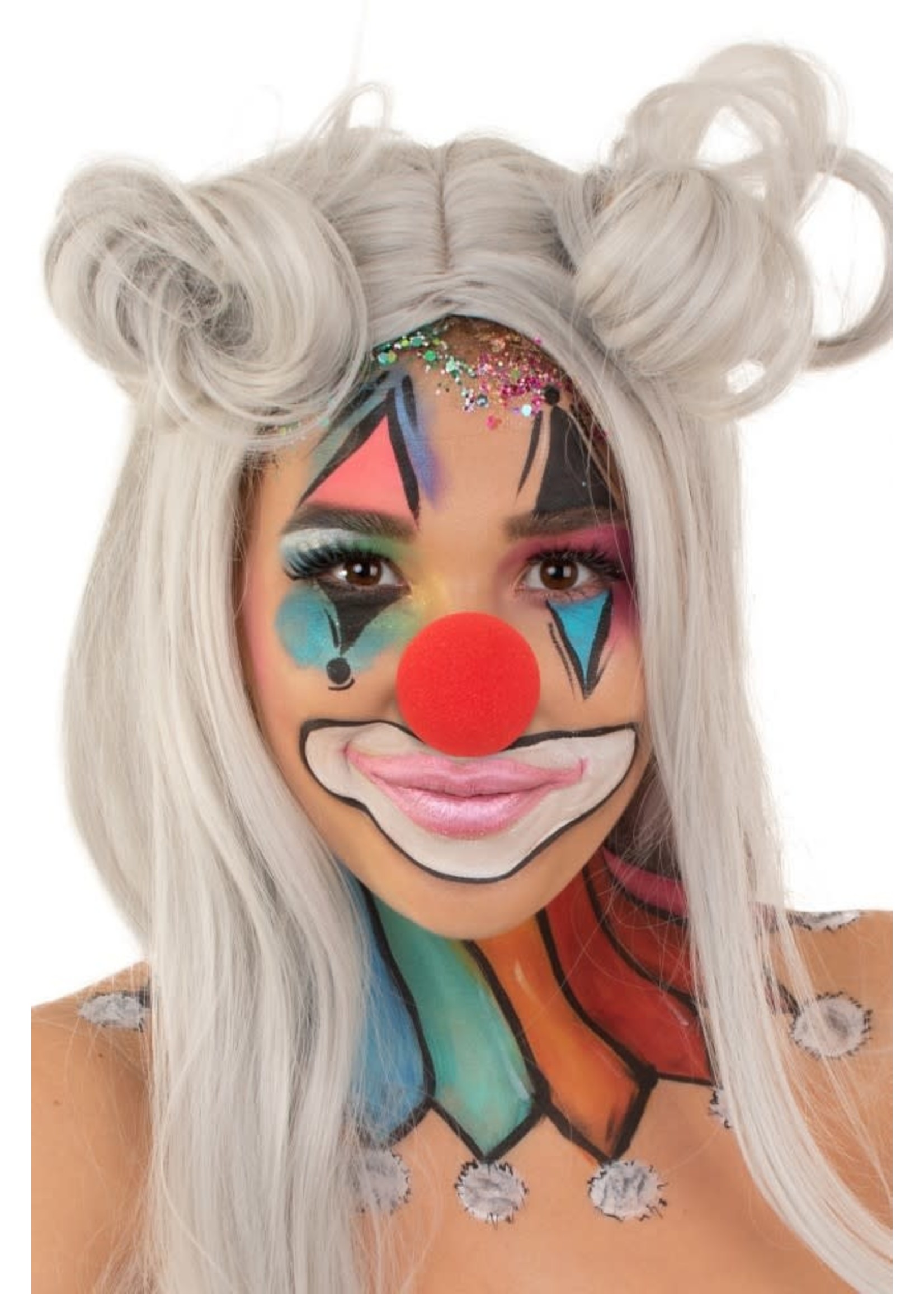 Feestkleding Breda Clownsneus van foam