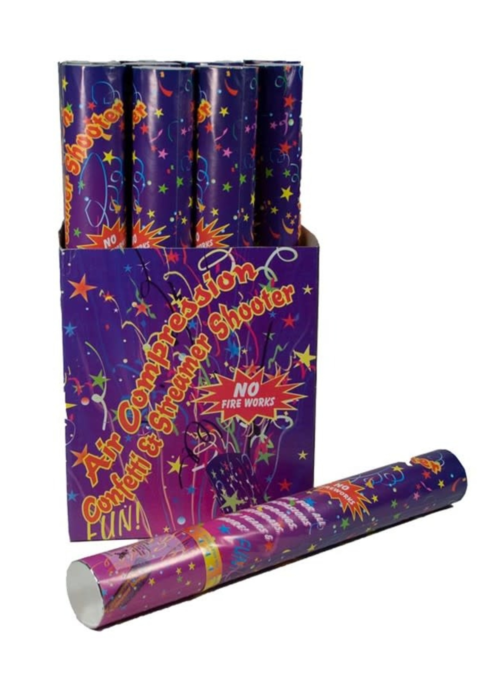 Feestkleding Breda Confetti shooter  multi 40 cm