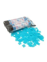 Feestkleding Breda Confetti shooter 15 cm x 2 Gender reveal blauw