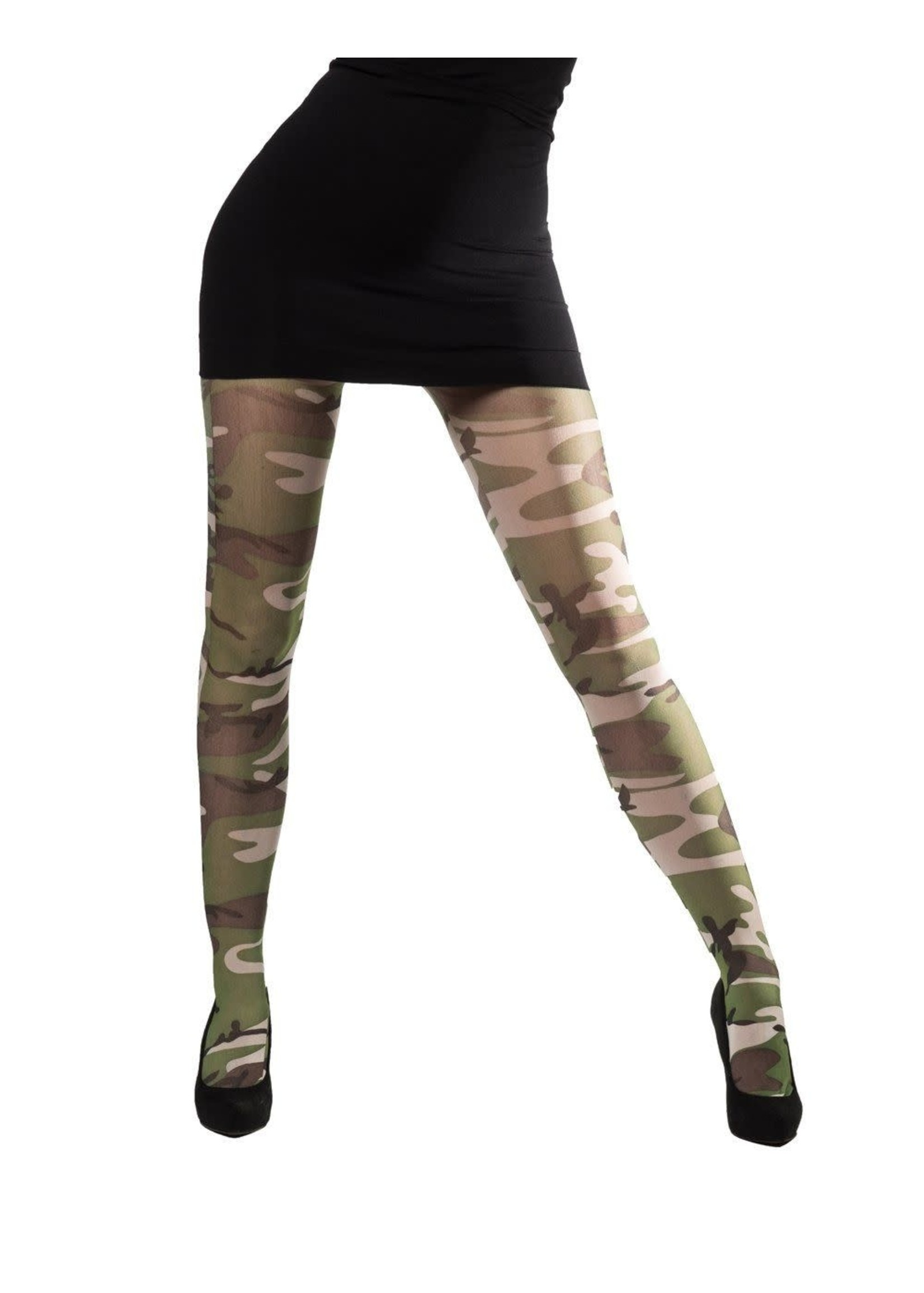 Feestkleding Breda Panty camouflage