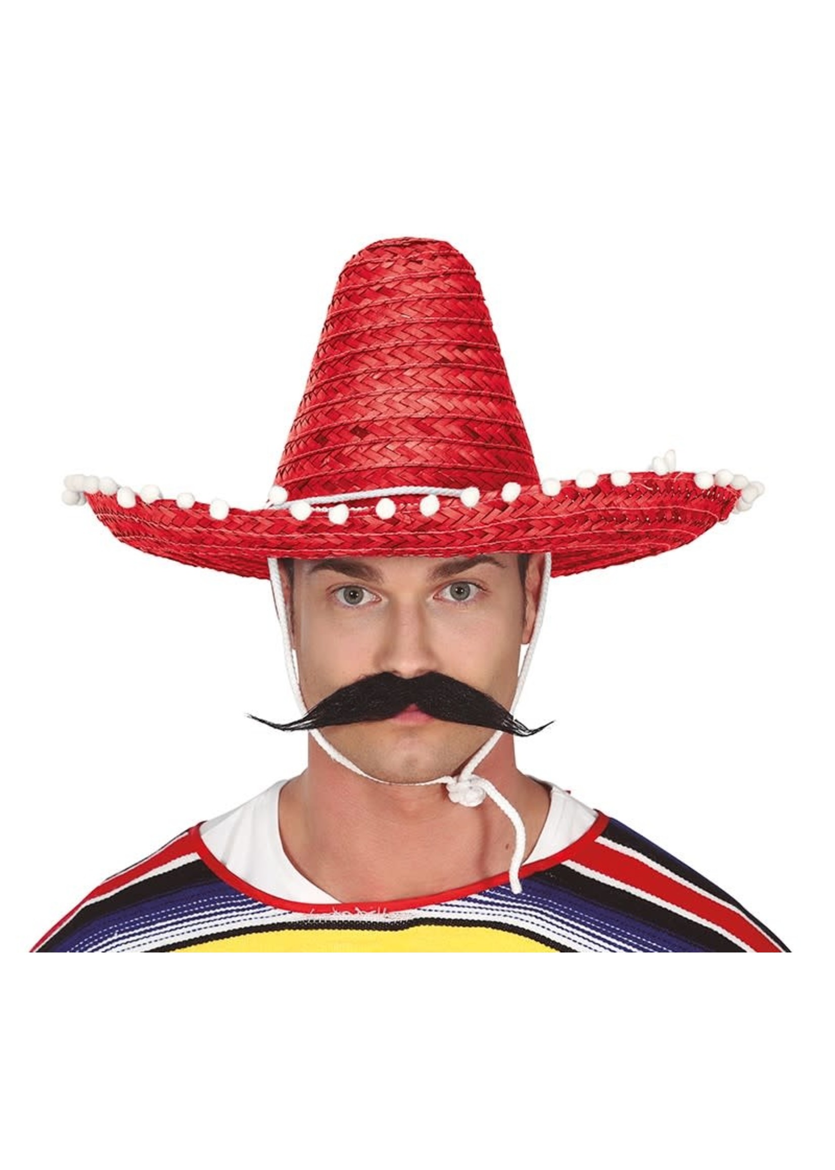 Feestkleding Breda Sombrero rood