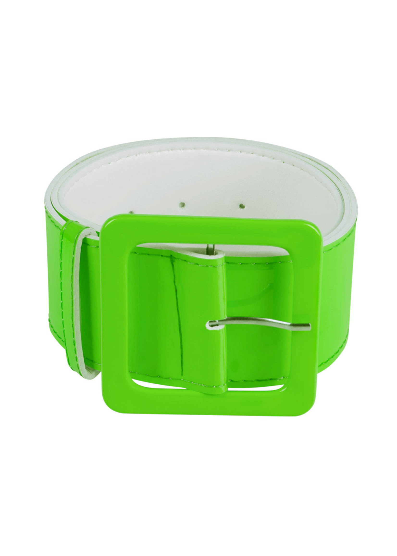 Feestkleding Breda Riem neon groen