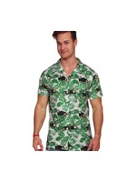 Fiestas Guirca Hawaii blouse met palmboompatroon
