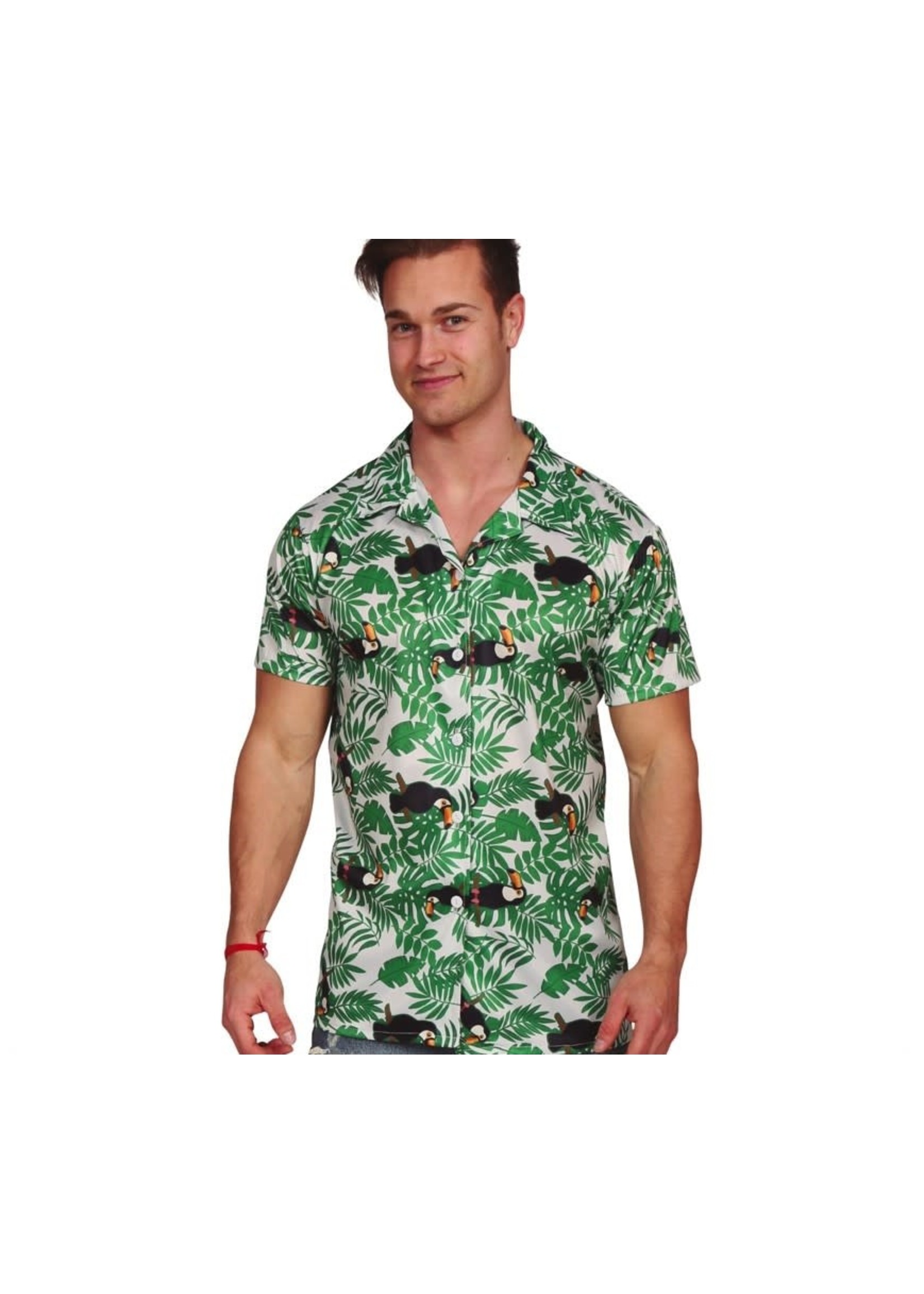 Feestkleding Breda Hawaii shirt palmbomen