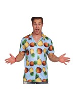 Fiestas Guirca Hawaii blouse met ananaspatroon