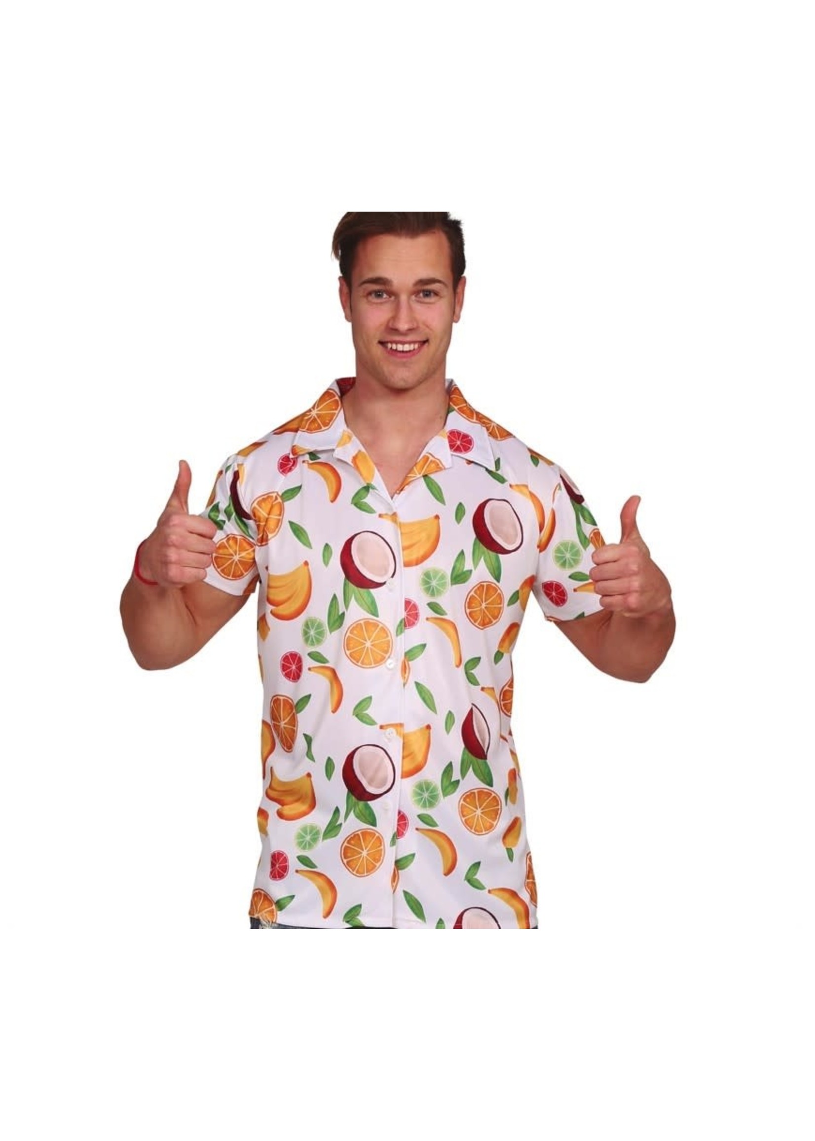 Fiestas Guirca Hawaii blouse met fruitpatroon