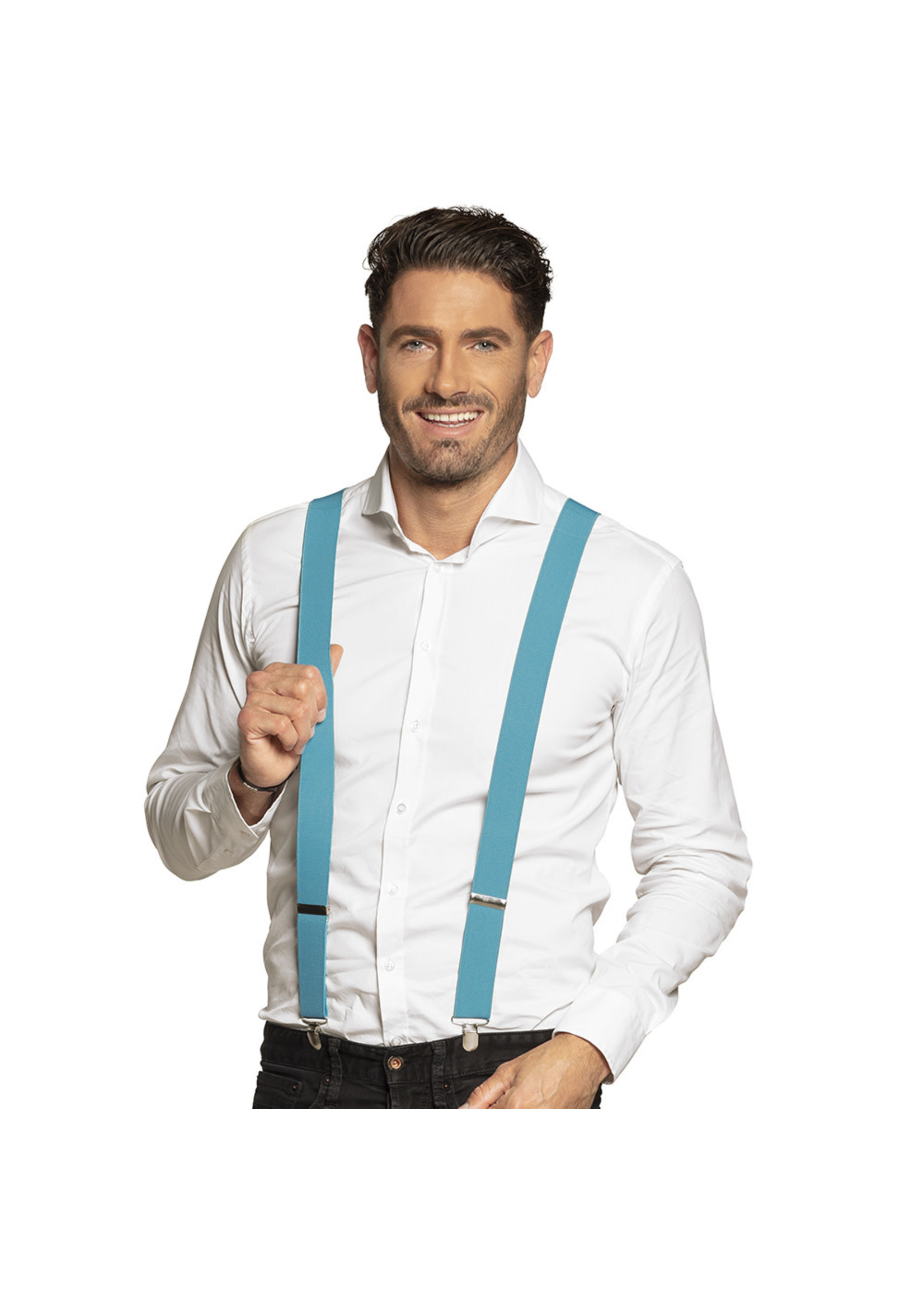 Boland Bretels basic lichtblauw