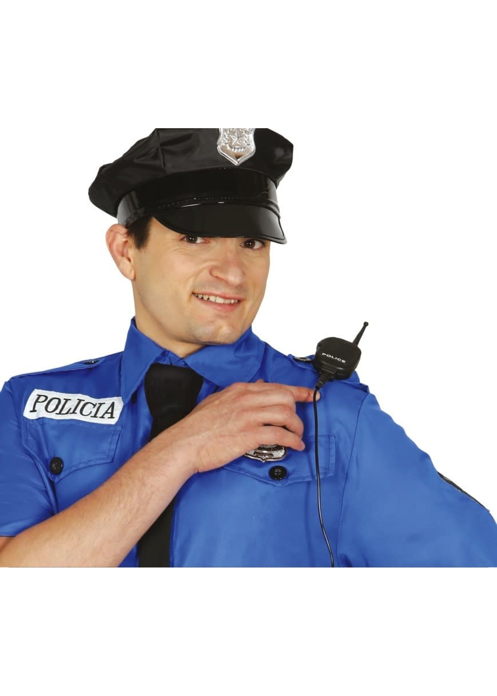 Feestkleding Breda Politie walkie talkie