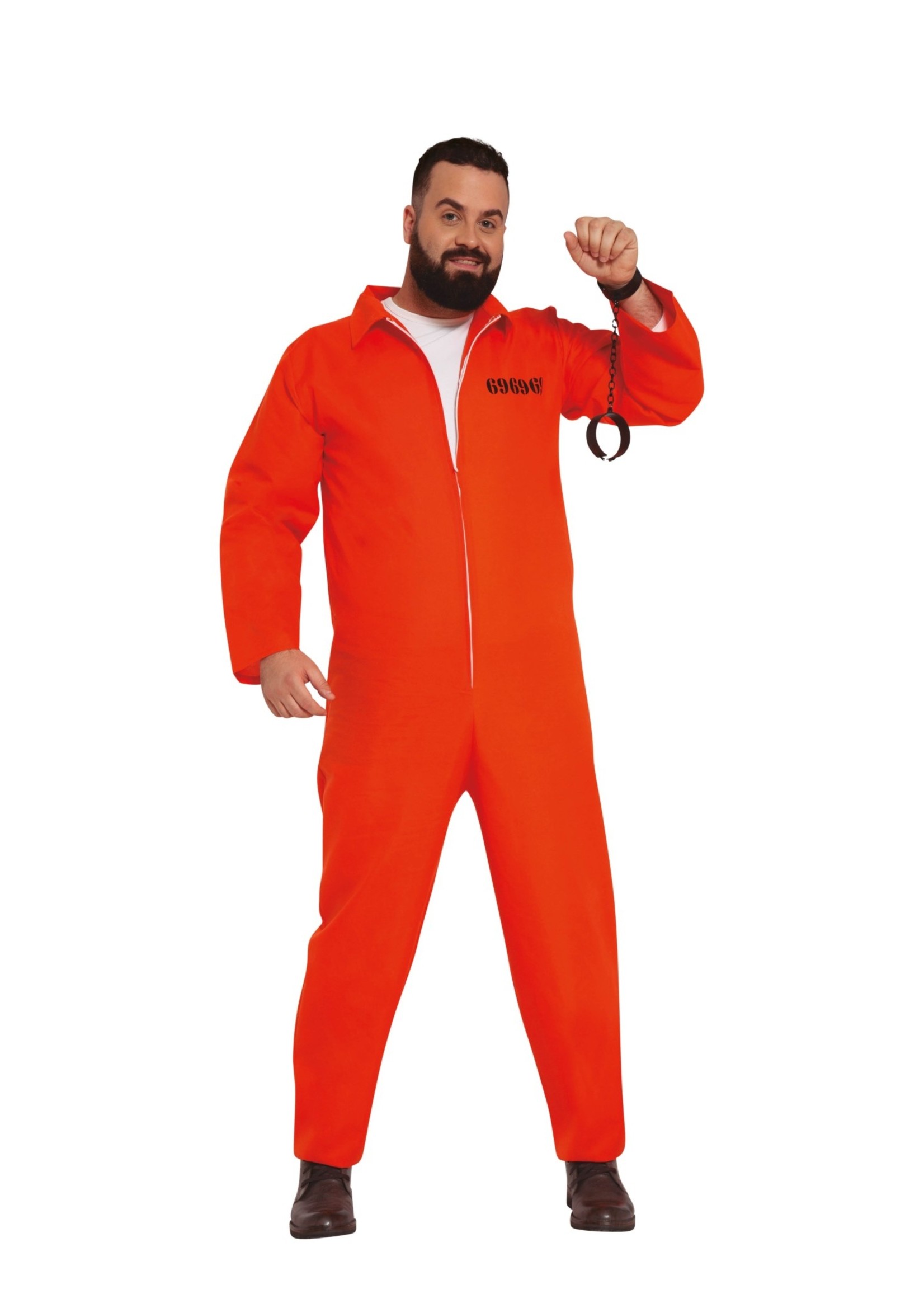 Feestkleding Breda Jumpsuit gevangenen volwassenen