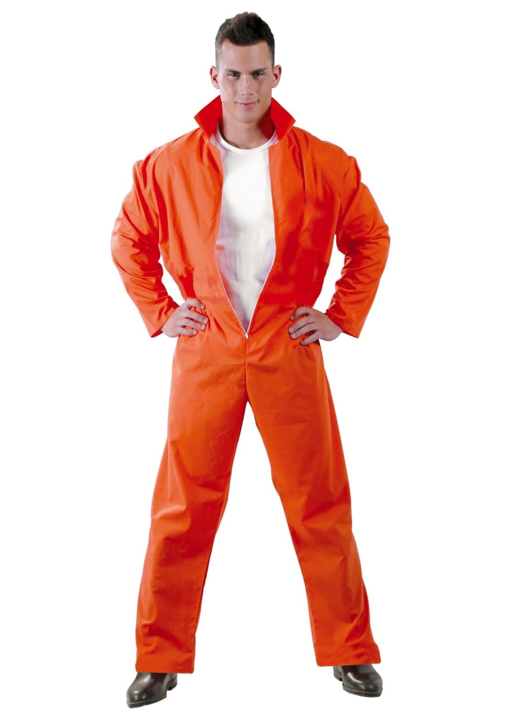 Feestkleding Breda Jumpsuit gevangenen volwassenen