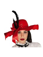 Fiestas Guirca Hoed jaren 20 rood